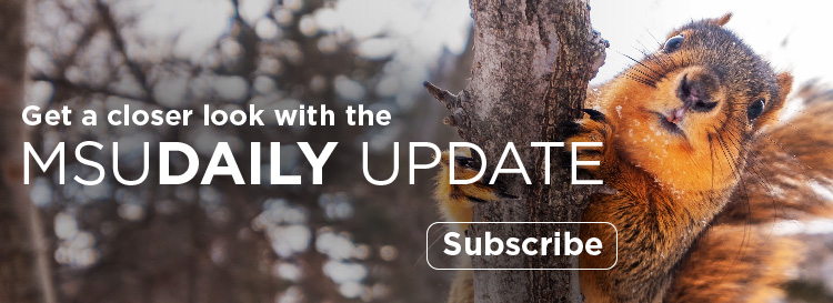 MSUDaily Update: Start your day with a little Spartans Will.