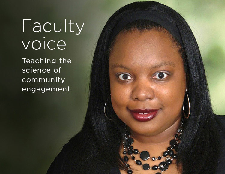 Faculty voice: Teaching the science of community engagement 