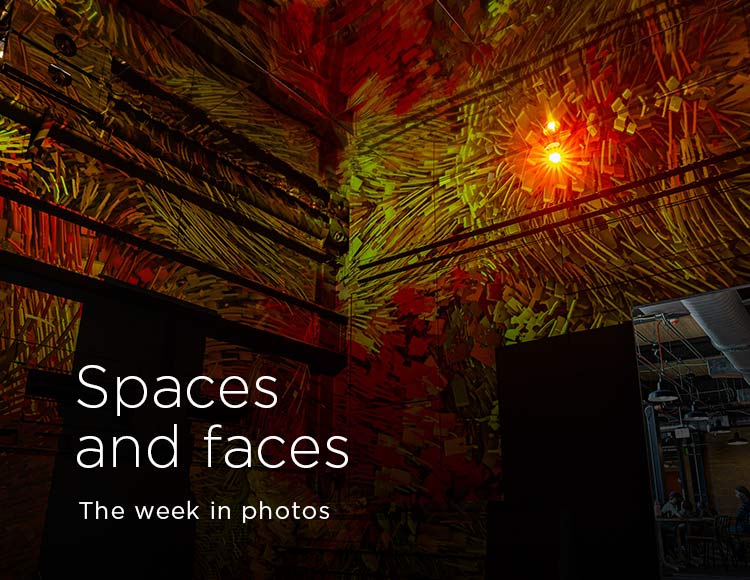 Spaces and faces: The week in photos
