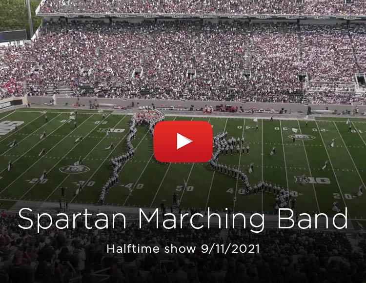 Spartan Marching Band: Halftime show 9/11/2021