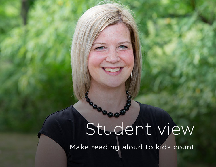 Student view: Make reading aloud to kids count