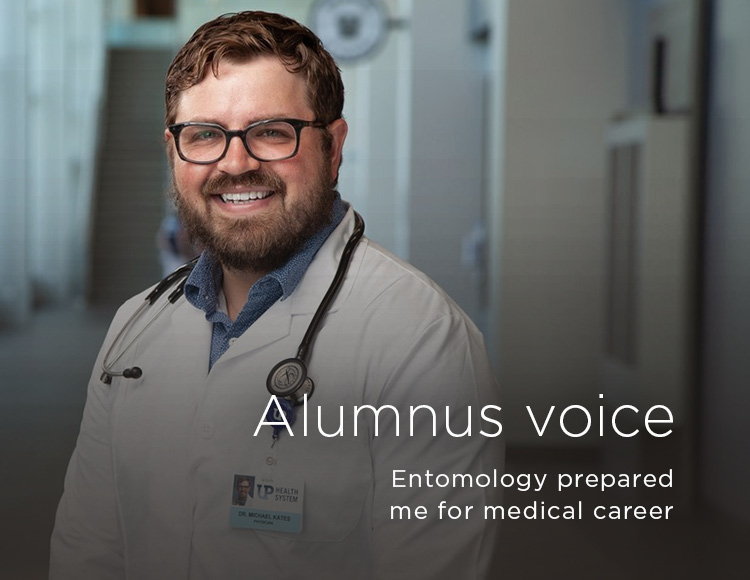 Alumnus voice: Entomology prepared me for medical career 