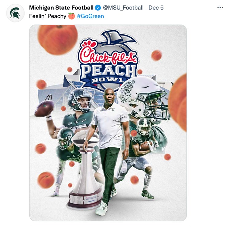 Feelin’ Peachy 🍑 #GoGreen