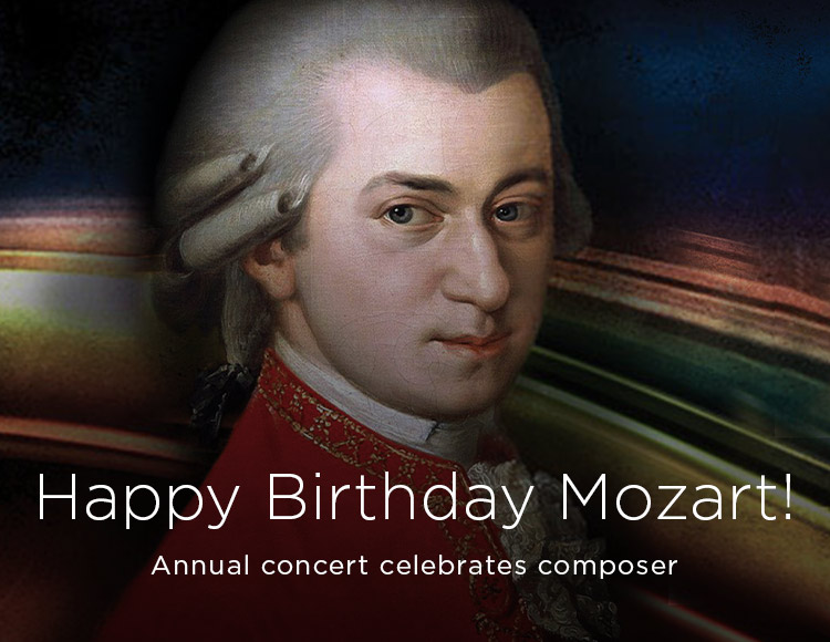 Happy Birthday Mozart! Annual concert celebrates composer