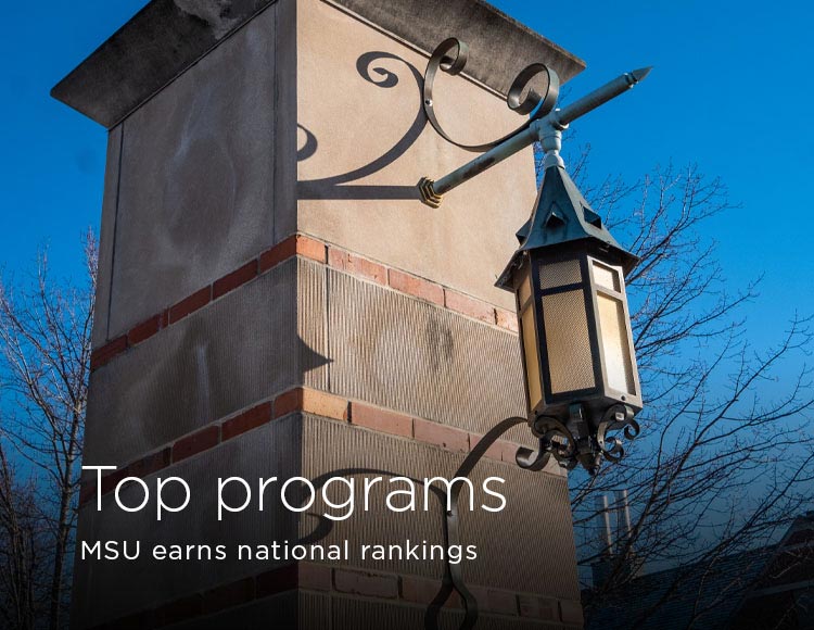 Top programs: MSU earns national rankings 