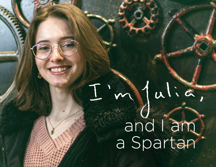 I’m Julia, and I am a Spartan