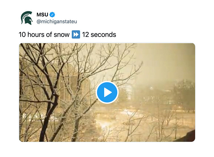 10 hours of snow ⏩ 12 seconds