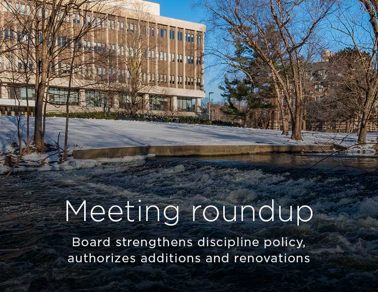 Meeting roundup: Board strengthens discipline policy, authorizes additions and renovations 