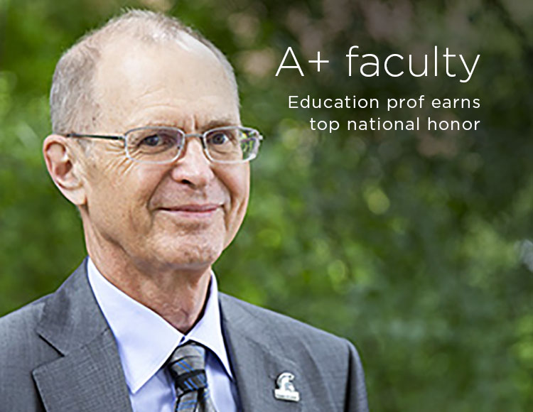 A+ faculty: Education prof earns top national honor