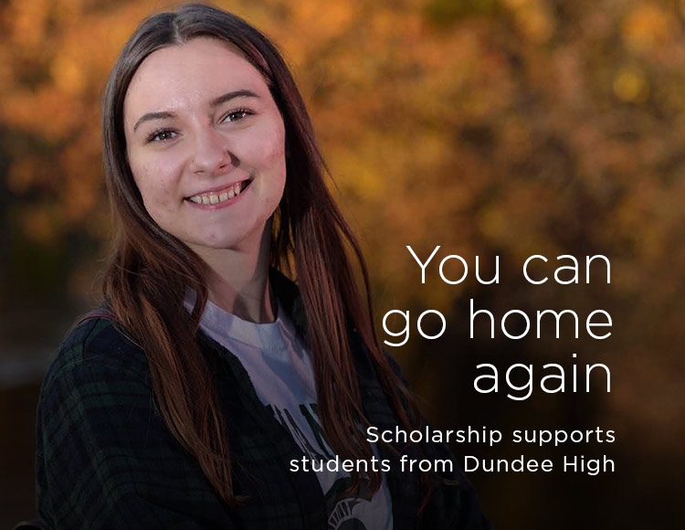 You can go home again: Scholarship supports students from Dundee High