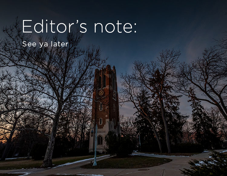 Editor’s note: See ya later