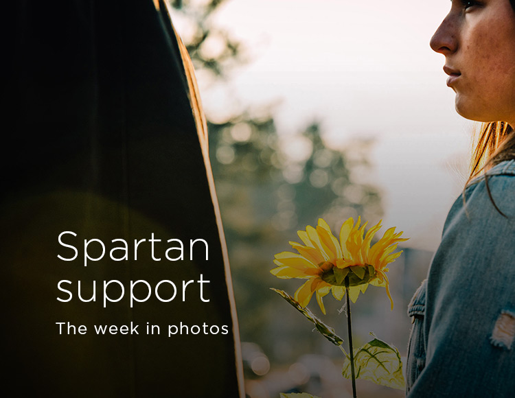 Spartan support: The week in photos