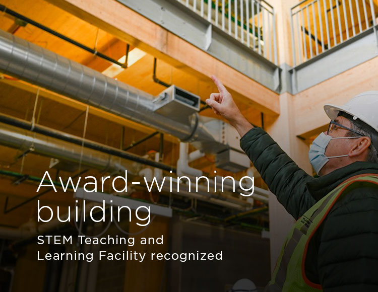 Award-winning building: STEM Teaching and Learning Facility recognized