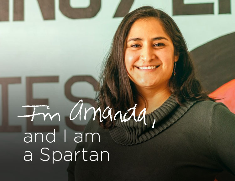 I’m Amanda, and I am a Spartan