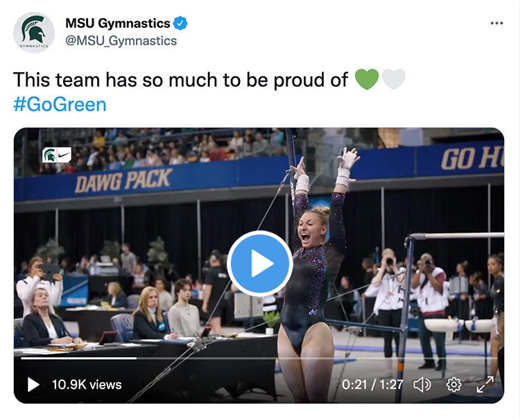 This team has so much to be proud of 💚🤍 #GoGreen