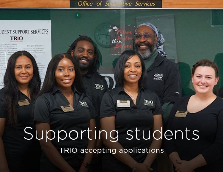 Supporting students: TRIO accepting applications