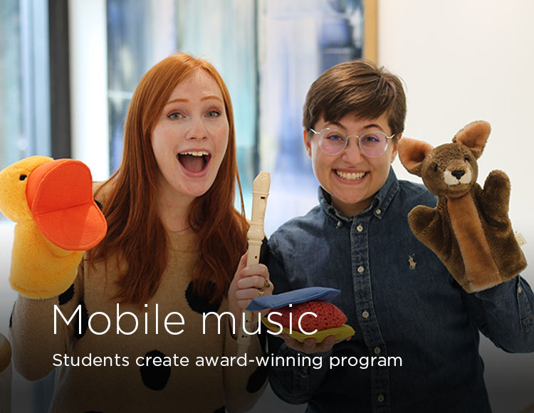 Mobile music: Students create award-winning program