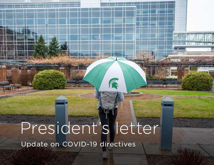 President’s letter: Update on COVID-19 directives