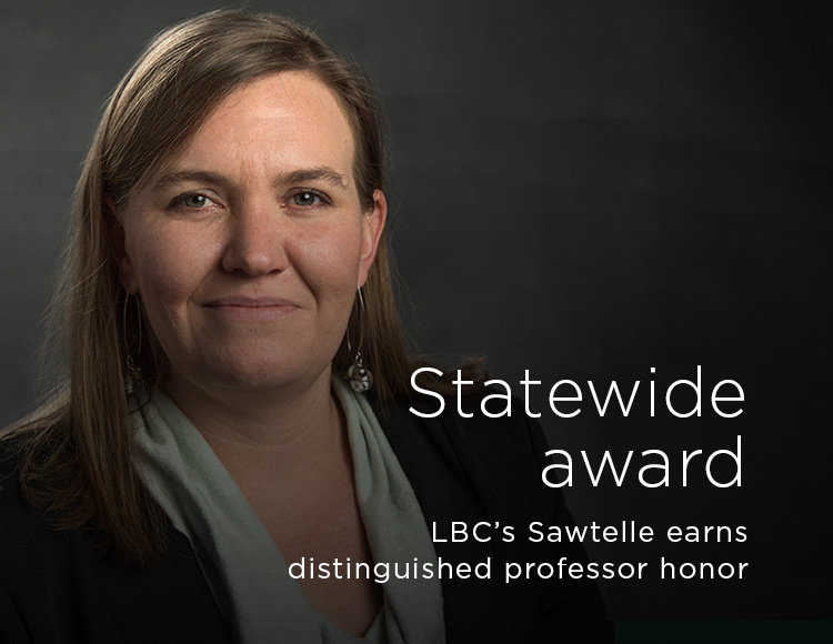 Statewide award: LBC’s Sawtelle earns distinguished professor honor