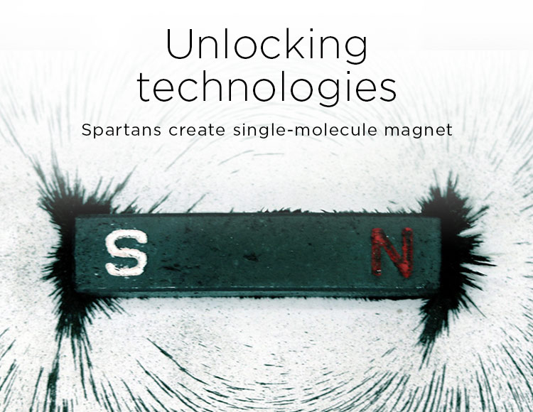 Unlocking technologies: Spartans create single-molecule magnet