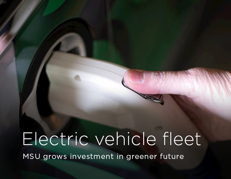 Electric vehicle fleet: MSU grows investment in greener future