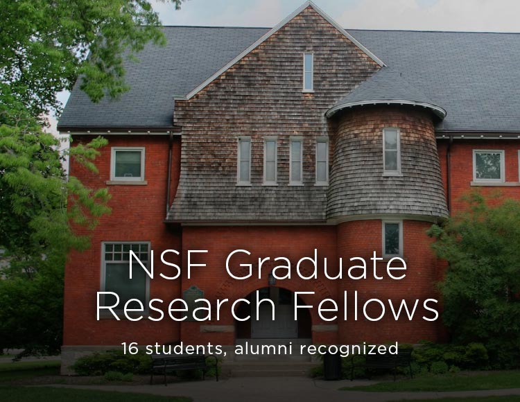 NSF Graduate Research Fellows: 16 students, alumni recognized