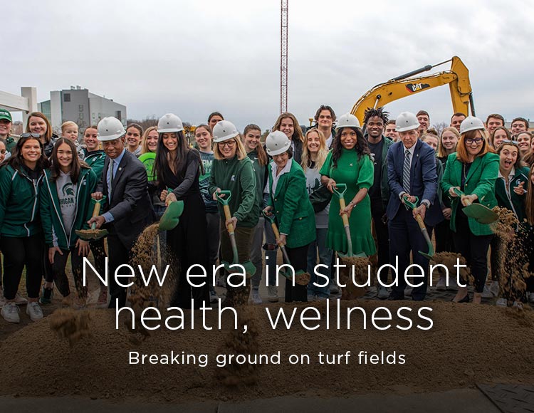 New era in student health, wellness: Breaking ground on turf fields
