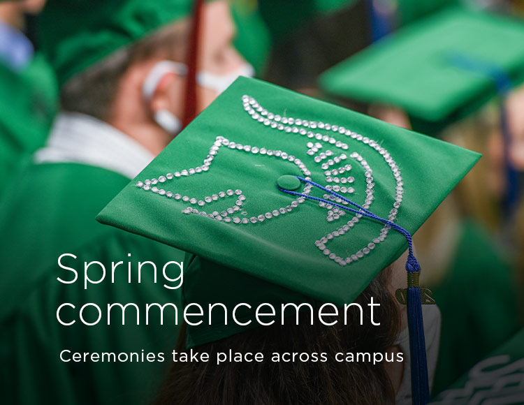 Spring commencement: Ceremonies take place across campus
