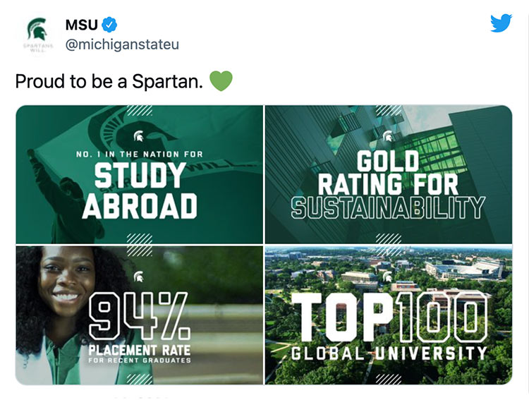Proud to be a Spartan. 💚