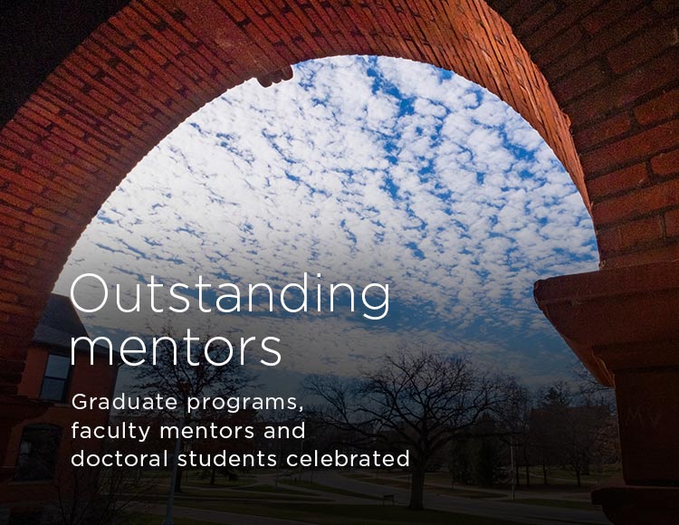 Outstanding mentors: Graduate programs, faculty mentors and doctoral students celebrated 