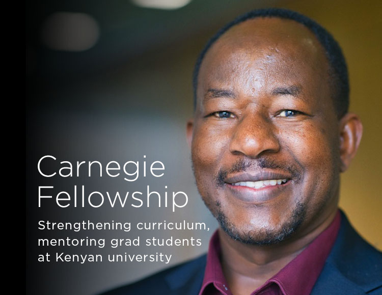 Carnegie Fellowship: Strengthening curriculum, mentoring grad students at Kenyan university