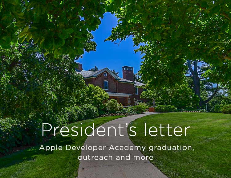 President's letter: Apple Developer Academy graduation, outreach and more