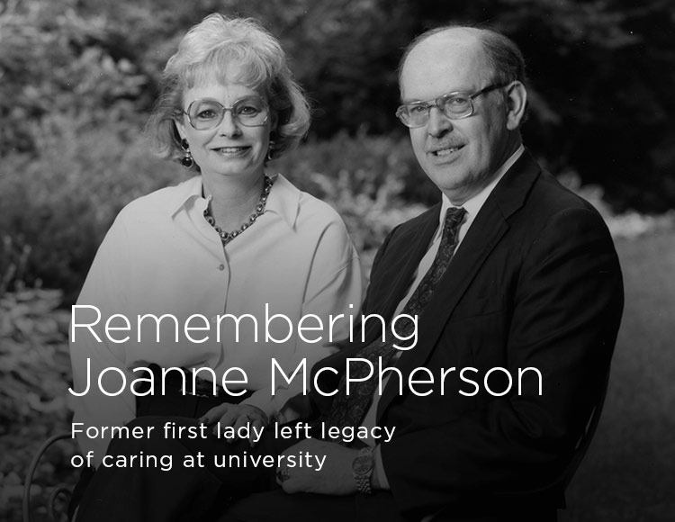 Remembering Joanne McPherson: Former first lady left legacy of caring at university