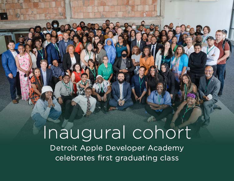 Inaugural cohort: Detroit Apple Developer Academy celebrates first graduating class