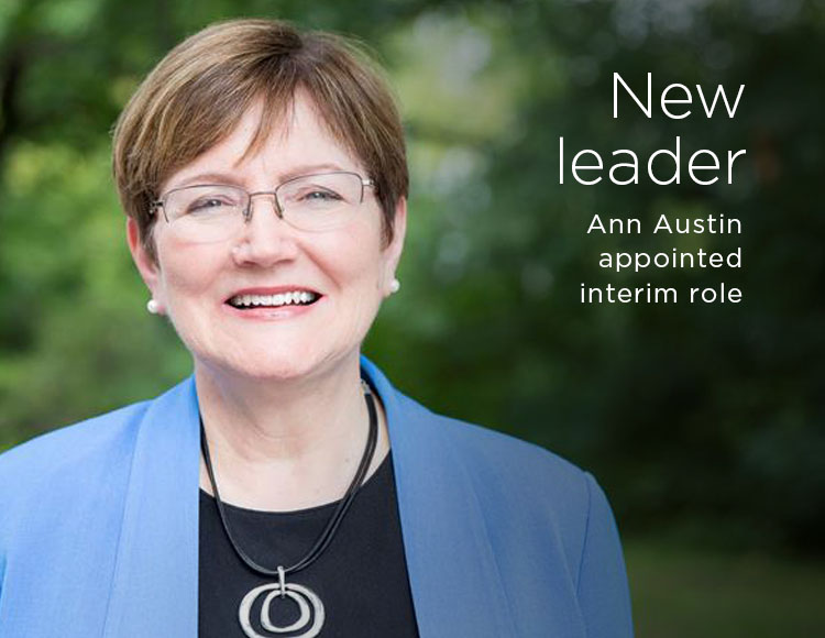 New leader: Ann Austin appointed interim role