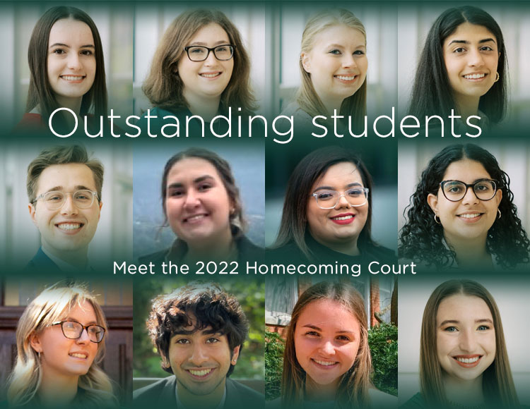 Outstanding students: Meet the 2022 Homecoming Court
