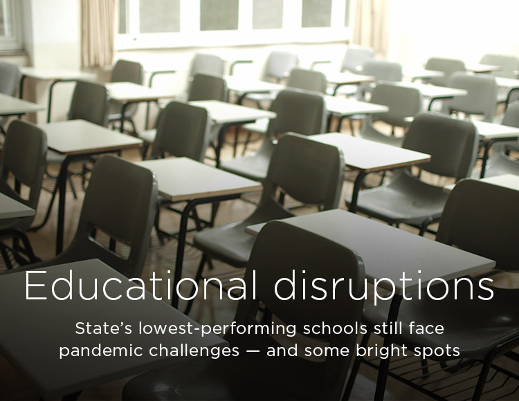 Educational disruptions: State’s lowest-performing schools still face pandemic challenges — and some bright spots