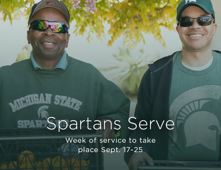 Spartans Serve: Week of service to take place Sept. 17-25