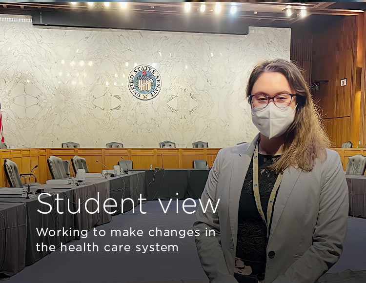 Student view: Working to make changes in the health care system