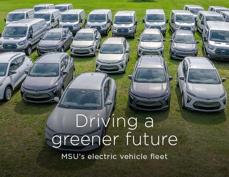 Driving a greener future: MSU’s electric vehicle fleet 