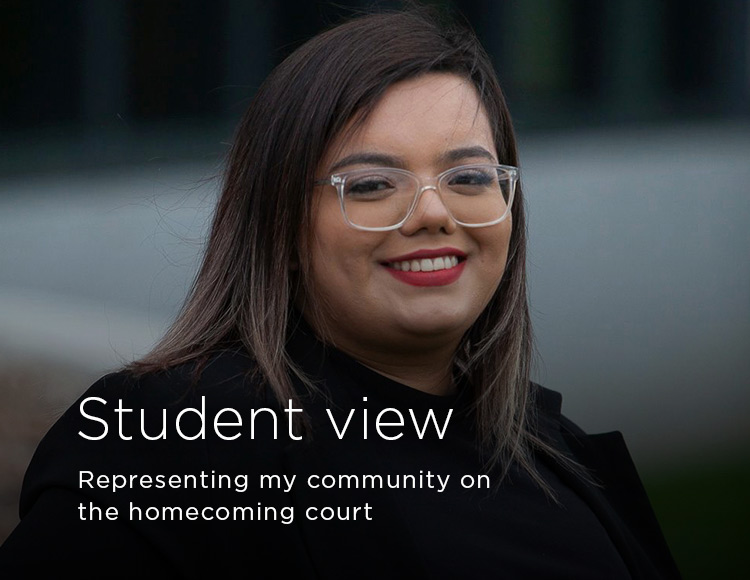 Student view: Representing my community on the homecoming court