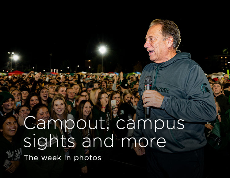Campout, campus sights and more: The week in photos
