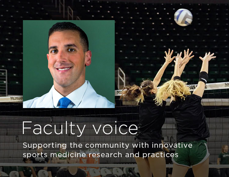 Faculty voice: Supporting the community with innovative sports medicine research and practices