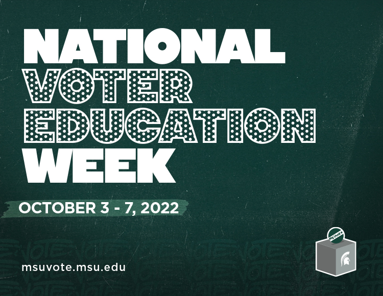 National Voter Education Week, October 3-7, 2022
