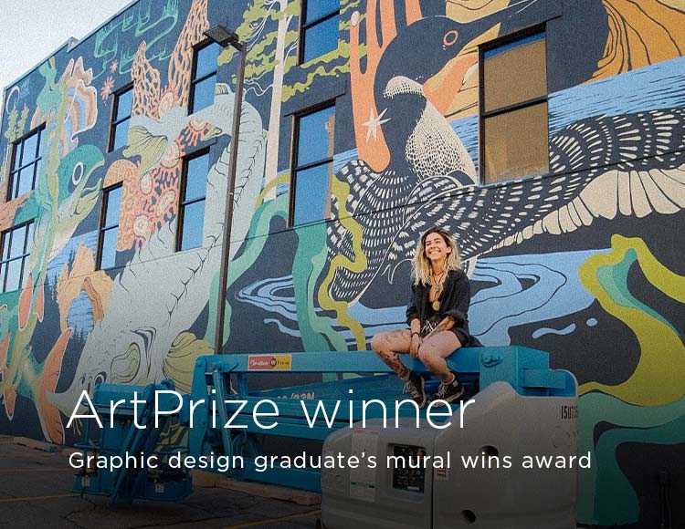 ArtPrize winner: Graphic design graduate’s mural wins award