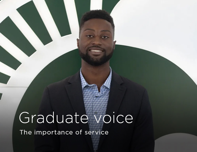 Graduate voice: The importance of service