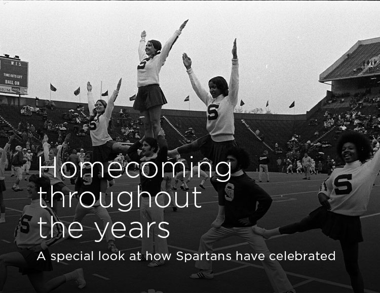 Homecoming throughout the years: A special look at how Spartans have celebrated