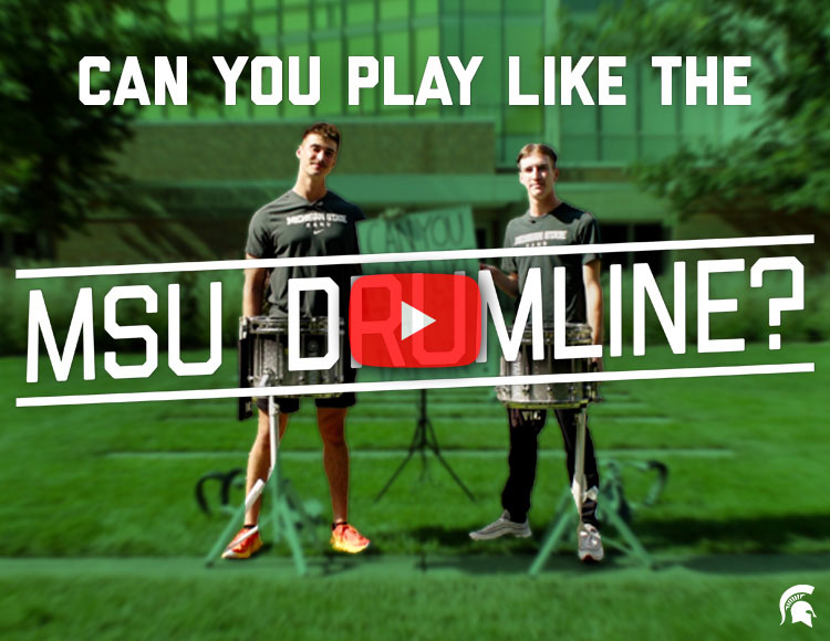 Can you play like the MSU drumline?