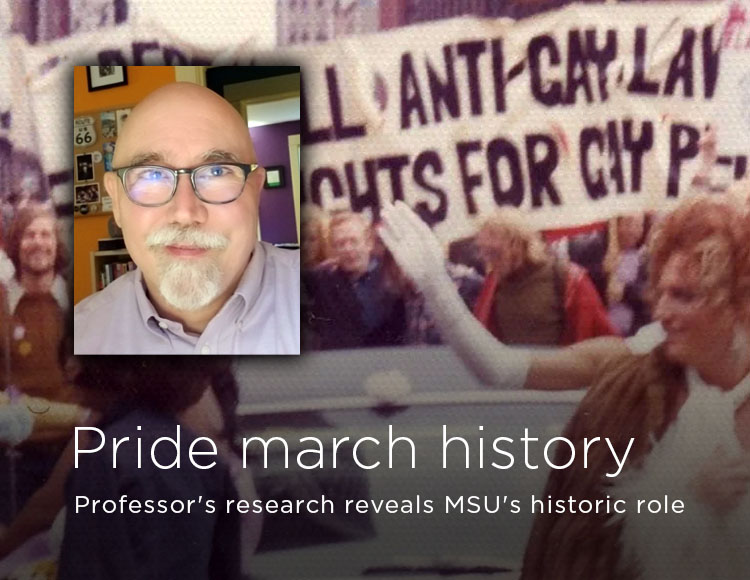 Pride march history: Professor helps create comic book to commemorate the celebration
