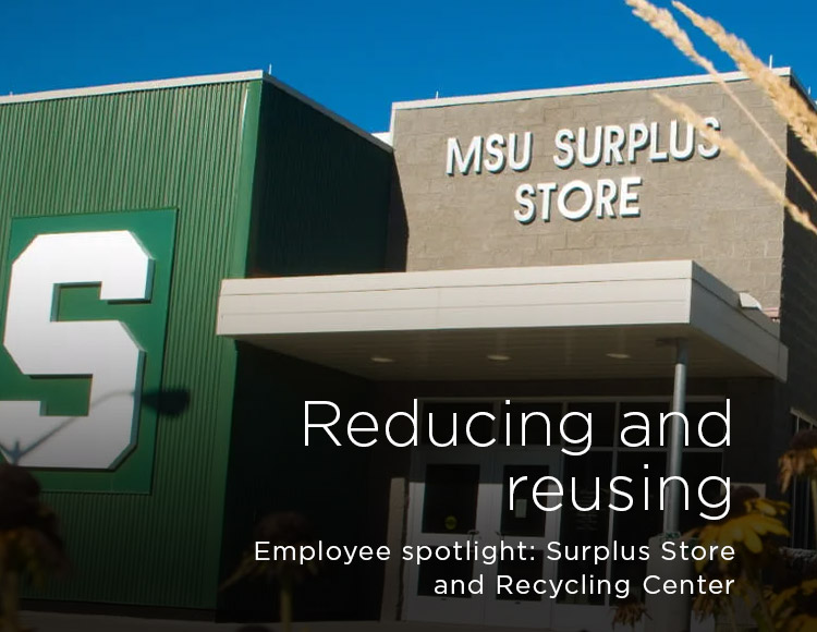 Reducing and reusing: Employee spotlight: Surplus Store and Recycling Center